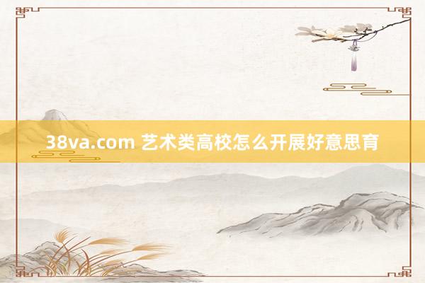 38va.com 艺术类高校怎么开展好意思育