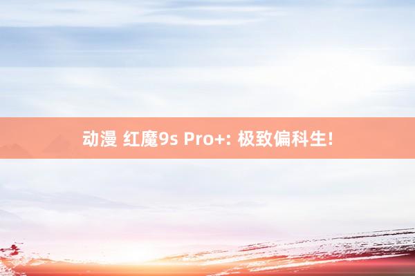 动漫 红魔9s Pro+: 极致偏科生!