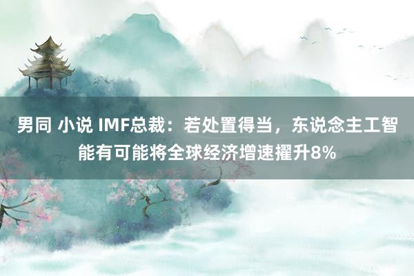 男同 小说 IMF总裁：若处置得当，东说念主工智能有可能将全球经济增速擢升8%