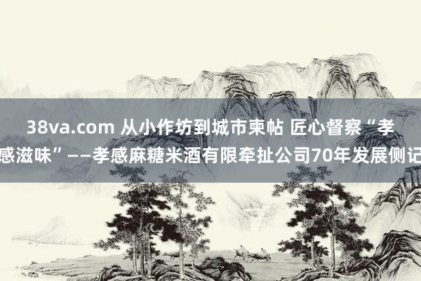 38va.com 从小作坊到城市柬帖 匠心督察“孝感滋味”——孝感麻糖米酒有限牵扯公司70年发展侧记