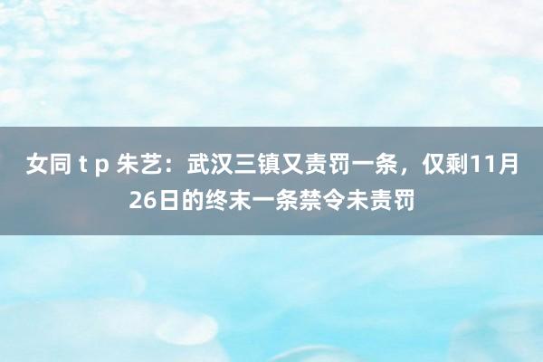 女同 t p 朱艺：武汉三镇又责罚一条，仅剩11月26日的终末一条禁令未责罚